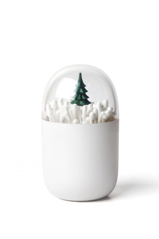 Winter Time (cotton bud holder/container/storage)